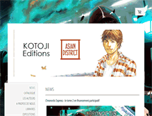 Tablet Screenshot of kotoji-editions.com